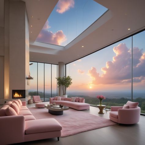 Modern Classy Living Room, Pink Gold Aesthetic, Mansion Living Room, Chicago Homes, Calm Room, Nature Paint, Modern Coastal Home, Classy Living Room, Luxury Room Bedroom