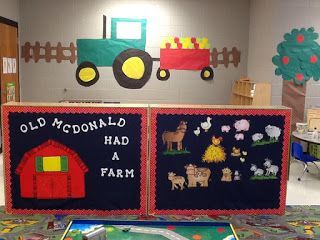 Barnyard Classroom, Preschool Farm Theme, Old Mcdonald Had A Farm, Farm Classroom, Farm Classroom Theme, Seasonal Artwork, Preschool Farm, Farm Lessons, Old Mcdonald