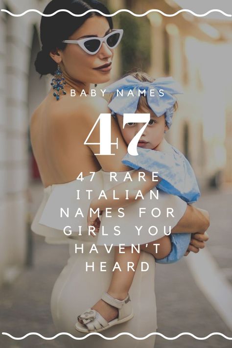 Italian Names For Girls, Latin Girl Names, Spanish Girls Names, Italian Girl Names, Italian Names, List Of Girls Names, Rare Names, Feminine Names