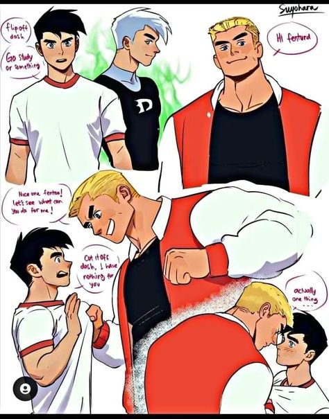 Danny Phantom Funny, Phantom Comics, Gay Comics, Ghost Boy, Mini Comic, Danny Phantom, October 1, Cute Celebrity Guys, Gay Art