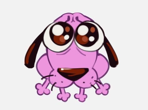 Courage The Cowardly Dog Icon, Course The Cowardly Dog, Courage The Cowardly Dog Aesthetic, Courage The Cowardly Dog Fanart, Courage The Cowardly Dog Drawing, Courage The Cowardly Dog Art, Courage The Cowardly Dog Pfp, Lou Dog, Courage The Cowardly Dog