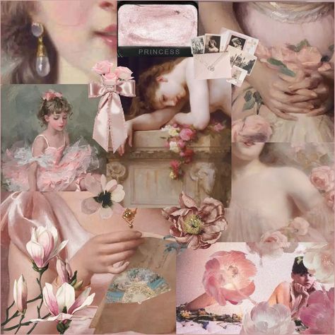 Ipad Wallpaper Aesthetic Horizontal Collage, Aesthetic Painting Vintage, Coquette Pink Wallpaper, Wallpaper Aesthetic Painting, Ethereal Aesthetic Wallpaper, Coquette Pink Aesthetic, Pink Wallpaper Aesthetic, Preppy Aesthetic Wallpaper, Princess Ballerina