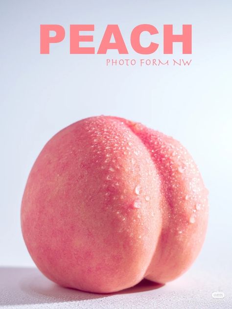 Peach Items, Business Branding Inspiration, Retro Photography, Poster Design Inspiration, Just Peachy, Creative Ads, Happy Colors, Sacred Space, Peach Pink