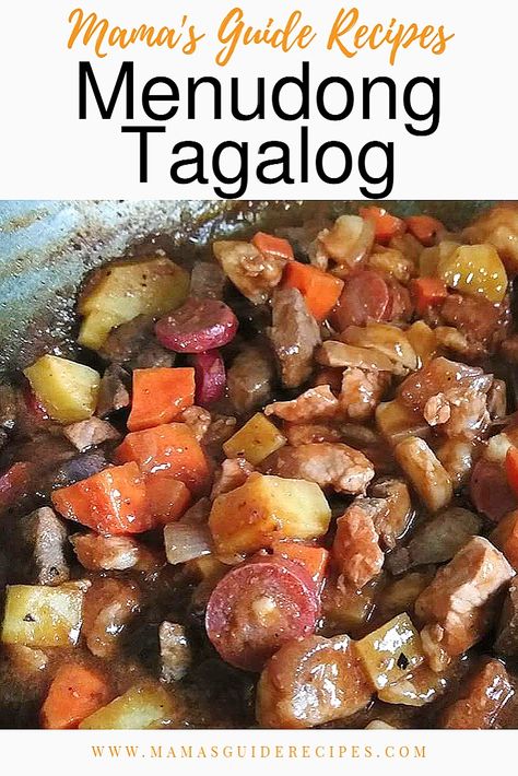 Menudong Tagalog Menudo Recipe Authentic Filipino, Pork Menudo Recipe Filipino, Menudo Recipe Filipino, Menudo Recipe Authentic, Che Recipe, Pork Menudo Recipe, Citrus Cake Recipe, Pork Menudo, Pilipino Food Recipe