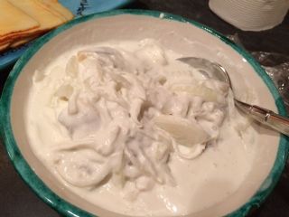 Creamed Herring Recipe, Herring Recipe, Herring Recipes, Pickled Herring, Family Cookbook Project, Cream Sauce Recipe, Appetizer Sandwiches, Cream Sauce Recipes, Jewish Food