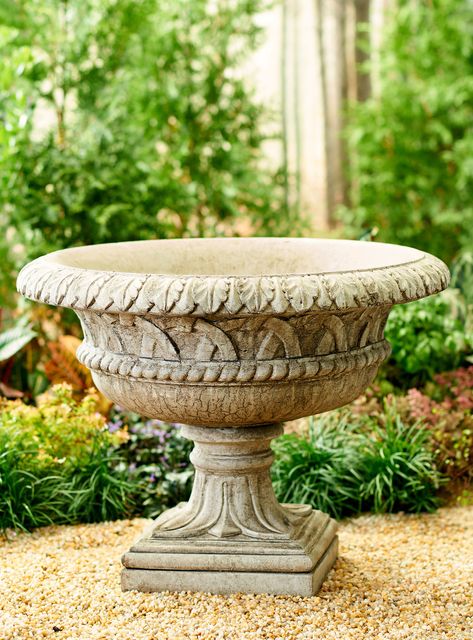 Jardinieres, Planters, Troughs & Urns | Unique Stone | Antique & Garden Reproductions Garden Planters Ideas, Garden Planter Ideas, Outdoor Urns, Garden Statuary, Planters Ideas, Elephant Planters, Antique Garden, Garden Urns, Urn Planters