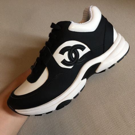 Chanel Tennis Shoes, Channel Shoes, Chanel Men, Design Sneakers, Chanel Boots, Chanel Sneakers, Couple Shoes, Fresh Shoes, Stiletto Shoes