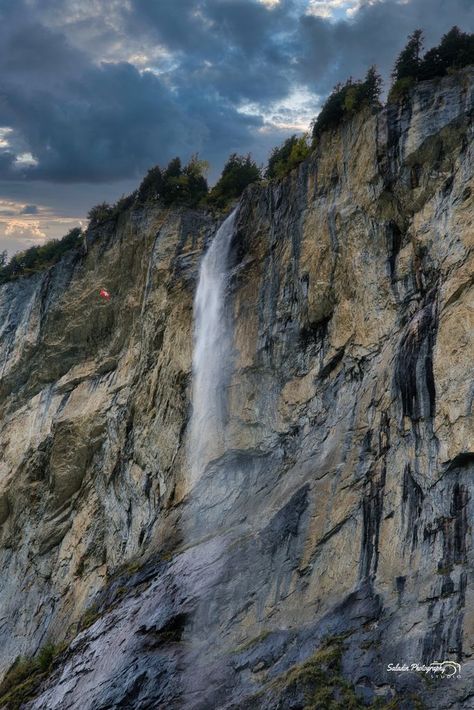 Staubbach Falls is a waterfall in Switzerland, located just west of Lauterbrunnen in the Bernese Highlands. The waterfall drops 297 metres from a hanging valley that ends in overhanging cliffs above the Weisse Lütschine. Staubbach Falls, Switzerland, Photo Sharing, Sign Up