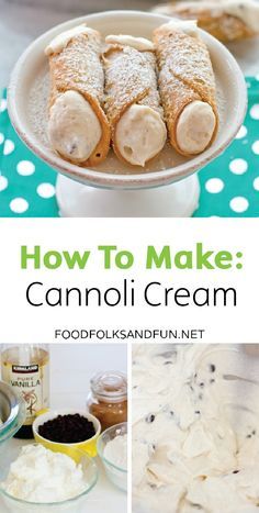 Cannoli Recipe Easy, Homemade Cannoli Recipe, Cannoli Filling, Cannoli Recipe, Cannoli Cream, Simple Baking, Cake Filling Recipes, Italian Cookie Recipes, Italian Recipes Dessert