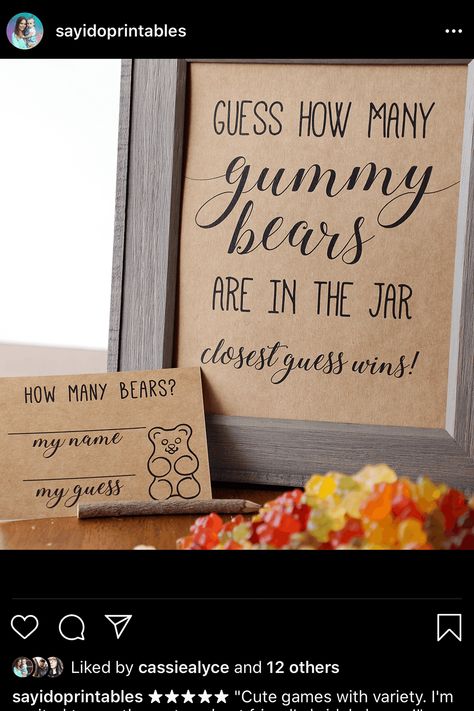 Baby Shower Invitation Wording, Boy Baby Shower Games, Bears Game, Fun Baby Shower Games, Baby Shower Thank You Cards, Girl Baby Shower Decorations, Baby Bear Baby Shower, Baby Shower Thank You, Printable Baby Shower Games