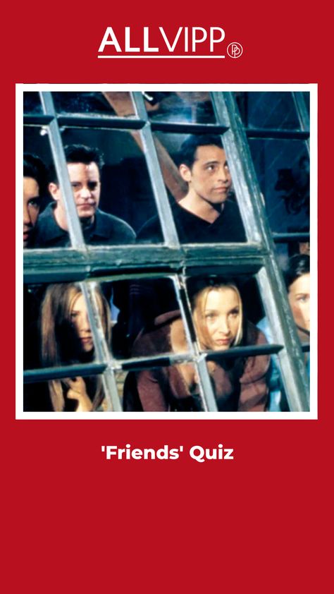 Are YOU the ultimate 'Friends' fan? What are the lyrics to the theme song? What is the name of "Joey's" soap opera character? Quiz yourself on the TV show here!| TV | movies | Television Personalities Band, Friends Tv Show Quiz, Friends Episodes To Watch When, According To Jim Tv Show, Character Test, Tv Trivia, Friends Fan, Friend Quiz, Tv Movies