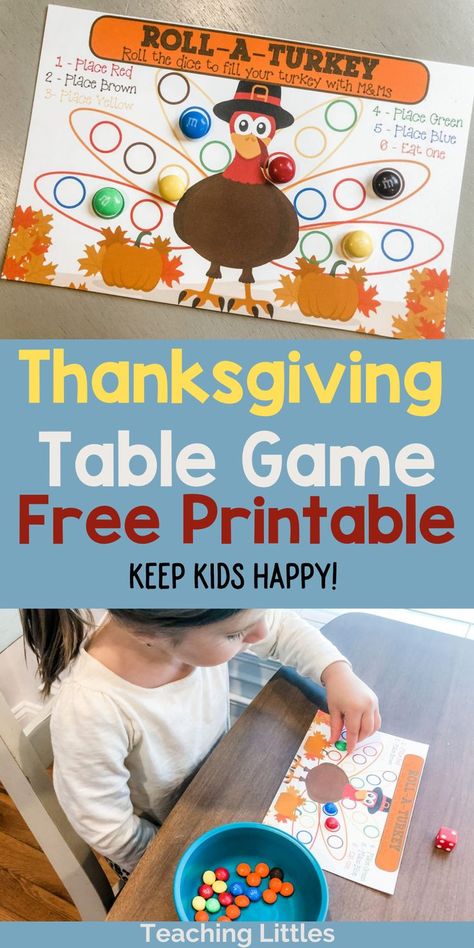 Thanksgiving Table Games, Turkey Math Games, Working Thanksgiving, Turkey Games, Thanksgiving Centers, Game For Preschoolers, Thanksgiving Activities Preschool, Thanksgiving Games For Kids, Thanksgiving School