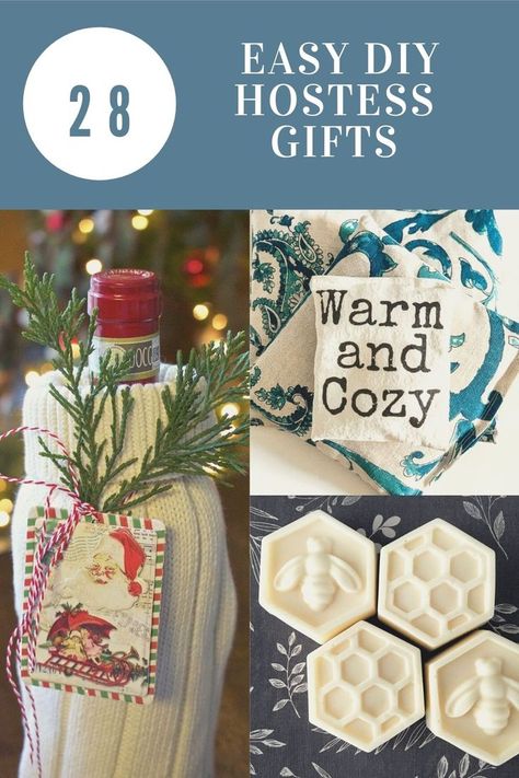 Diy Christmas Hostess Gifts, Christmas Party Hostess Gifts, Homemade Hostess Gifts, Homemade Housewarming Gifts, Gifts For Hostess, Holiday Host Gift, Small Hostess Gifts, Diy Hostess Gifts, Easy Hostess Gifts