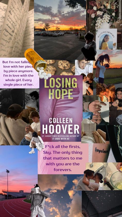 Losing Hope - Colleen Hoover #losinghopecolleenhoover #colleenhooverbooks Hopeless Colleen Hoover, Hope Aesthetic, Losing Hope, Gothic Fiction, Colleen Hoover Books, Unread Books, Favorite Book Quotes, Inspirational Books To Read, Top Books To Read