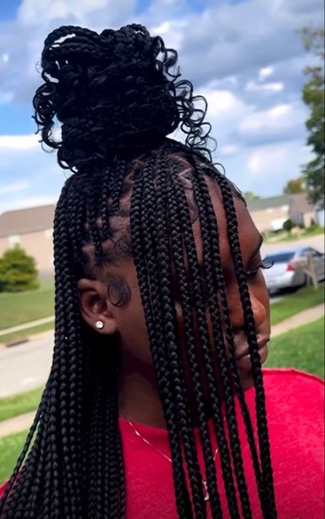 Short Box Braids Hairstyles, Braided Hairstyles For Black Women Cornrows, Big Box Braids Hairstyles, Single Braids, Box Braids Hairstyles For Black Women, Cute Braided Hairstyles, Cute Box Braids Hairstyles, Braided Hairstyles For Teens, Quick Braided Hairstyles