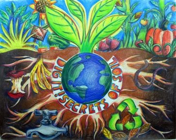 Water Conservation Poster, Save Earth Drawing, Save Water Poster, Soil And Water Conservation, Soil Conservation, Earth Day Posters, Environment Painting, Poster Idea, Tree Of Life Art