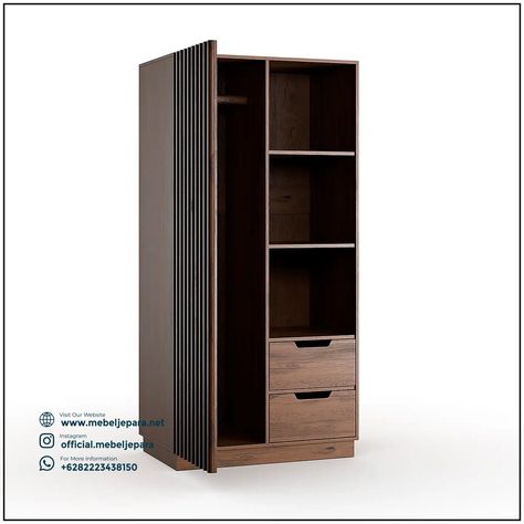 Nama Produk : Dax Lemari Pakaian Jati Minimalis Ukuran : 88 W x 56 D x 172 H ( cm ) Bahan : Solid Teak Wood Jati Finishing : Natural Brown Furniture Custom : = Memproduksi Berbagai Macam Furniture Jepara Kualitas Terbaik. = Furniture Custom Dengan Kualitas Export. -—‐———————————— Informasi Lebih Lanjut Hubungi : Sdr.Habib Whatsaap : +62822 2343 8150 Payment : BCA - MANDIRI Email : halomebeljepara@gmail.com —————————————— #lemari #lemaripakaian #furniture #lemaribaju #lemarijepara #lemarimini... Brown Furniture, Natural Brown, Teak Wood, Gmail Com, Teak