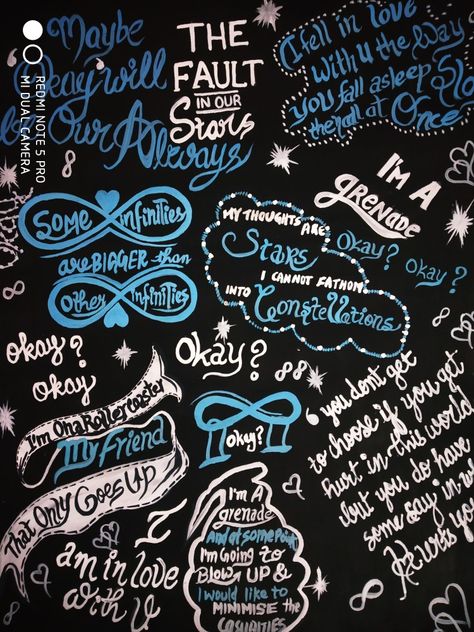 Fault In Our Stars Quotes Wallpapers, Fault In Our Stars Aesthetic, The Fault In Our Stars Quotes, Stars Quotes, Letterboard Signs, Colourful Canvas, Sky Quotes, Star Quotes, Easy Doodles