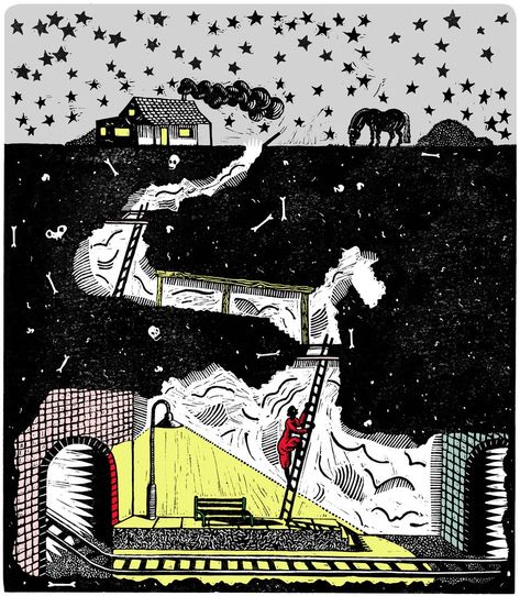 In Colson Whitehead’s Latest, the Underground Railroad Is More Than a Metaphor - The New York Times Underground Illustration, Colson Whitehead, Relief Prints, Museum Education, The Underground Railroad, African American Literature, Weird Thing, Section Drawing, Railroad Art