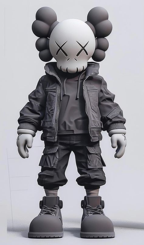 4k HD Wallpaper: Kaws Supreme Outfit Character Sheet Kaws Wallpapers Black, Wallpaper Kaws, Supreme Outfit, Creepy Clown Pictures, Supreme Wallpaper Hd, Kaws Toys, Tattoo Birds, Kaws Iphone Wallpaper, Black And White Wallpaper Iphone