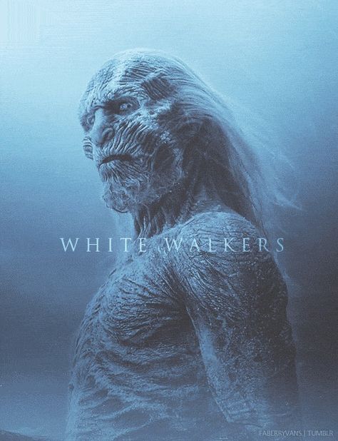 White Walkers from Game of Thrones Game Of Thrones 3, Got Game Of Thrones, White Walker, Creation Art, Night King, Gra O Tron, Cersei Lannister, Games Of Thrones, Game Of Thrones Art