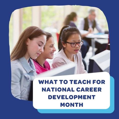 Looking for ways to celebrate Career Development Month with your students this year? We’ve compiled a month-long planner that includes our favorite learning games, skill-building activities, and webinars to help students realize their passions, while also building the skills they’ll need for life after school. The best part? It’s built by educators FOR educators. 🍎 👉🏽 Get your free Month Lesson Planner, today! Free Lesson Planner, Lesson Planner, Career Development, Learning Games, After School, For Life, This Year, Career, Education