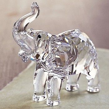 Swarovski Crystal Figurines, Elephant Home Decor, Elephants Never Forget, Elephant Parade, Elephant Ornament, Lucky Elephant, Christmas Tabletop, Elephant Decor, Elephant Love