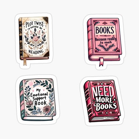 Stickers Books Printable, Bookish Stickers Printable, Book Stickers Printable, Sticker Book Ideas, Reading Journal Stickers, Booktok Stickers, Inspirational Reading Quotes, Book Lover Stickers, Stickers Books