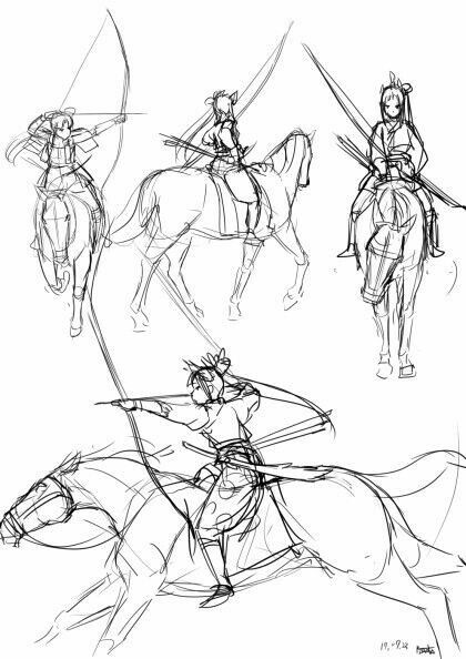 Horse Sketches, Ako Kresliť, Animal References, Horse Drawings, Poses Reference, Arte Sketchbook, Game Concept, Anime Dress, Poses References