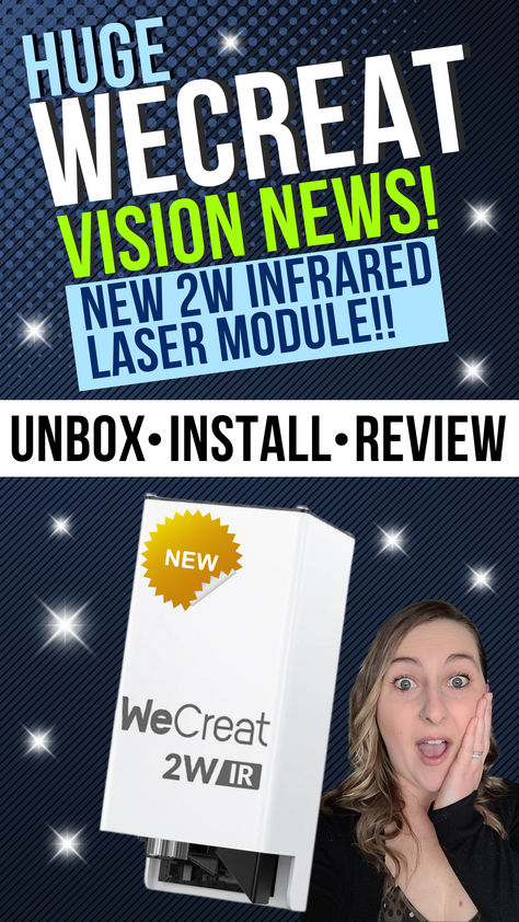 Discover the latest upgrade for your WeCreat Vision with the NEW WeCreat 2w Infrared Laser Module! Transform your standard 20w diode laser engraver into a precision 2w infrared laser with this easy-to-install module. Our detailed pin guides you through unboxing, step-by-step installation, and a comprehensive review of this game-changing accessory. #WeCreatLaser
#InfraredLaserModule
#LaserEngraving #WeCreatVision #WeCreatInfraredLaser #IRLaser #LaserCutter Wecreat Vision, Diode, Laser Engraving, Step By Step