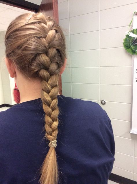 Tight French Braid, Simple French Braid, Low Braid, French Braid Hairstyle, Easy French Braid, French Braid Pigtails, French Braid Styles, French Braids Tutorial, French Plait