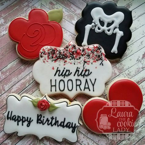 When you are going in for a hip replacement... on your birthday... you get COOKIES! #hiphiphooray #hipreplacement #ephratagram #cookielady Medical Cookies, Happy Birthday Cookie, Icing Ideas, Happy Birthday Woman, Hip Surgery, Fun Treats, Cookie Gifts, Hip Hip, Cut Out Cookies