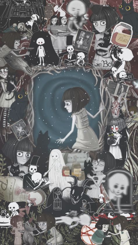 One of my fave horror games of all time🖤 Fran Bow, Good Horror Games, Bow Art, Little Misfortune, Bow Wallpaper, Rpg Horror Games, Horror Games, Indie Horror, Fnaf Art