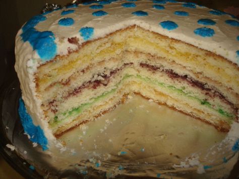 This is the Crucian Vienna cake made specially, for me, by Ann Williams.  It is delicious! Caribbean Cake, Vienna Cake, Caribbean Dishes, Pothos Vine, Caribbean Foods, Cake Delicious, Caribbean Food, Caribbean Culture, Gadgets Kitchen Cooking