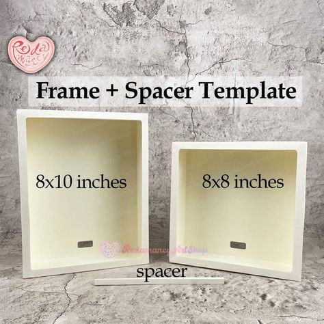 Excited to share the latest addition to my #etsy shop: Shadow Box Frame SVG for Cricut Projects, Square frame svg, Rectangle frame svg, spacer template cardstock svg, digital file DIY https://etsy.me/47BjYH2 #cardmakingstationery #cricutprojects #shadowbox #lightbox #papercutspacer #squareboxframe #shadowboxframesvg #shadowboxframe #blanksquareframe Paper Box Tutorial, Paper Box Diy, Diy Shadow Box, Printable Box, Projets Cricut, 3d Shadow Box, Origami Box, Box Patterns, Rectangle Frame