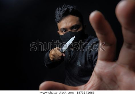 Man Holding Knife, Holding Knife, Quality Pictures, Model Release, The Darkest, Photo Editing, Photo Image, Every Day, Royalty Free Stock Photos