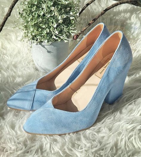 Black Wedding Sandals, Wedding Shoes Blue, Wedding Sandals Heels, Blue Block Heels, Velvet Block Heels, Flat Leather Boots, Leather Shoe Laces, Shoes Bride, Blue Wedding Shoes