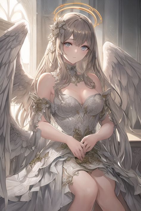 Character Design Girl, Pahlawan Super, Anime Girlxgirl, Angel Art, Girls Characters, 만화 캐릭터, Anime Angel, 영감을 주는 캐릭터, An Angel