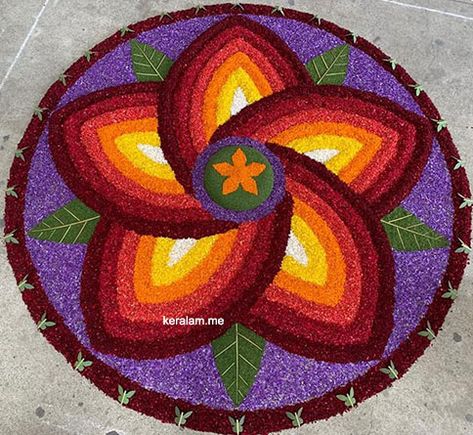 Onam Pookalam Design Simple At Home, Onam Athapookalam Designs, Flower Carpet Design Onam, Ona Pookalam, Pookalam Ideas, Pookalam Design Onam For Competition, Pookkalam Designs Onam Simple, Onam Pookalam Design Best, Athapookalam Designs