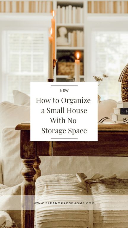 How to Organize a Small House With No Storage Open Storage Organization, Small House Clothing Storage, Apartment With No Storage, Storage For Small Houses, How To Create More Storage In Your Home, Organized House Aesthetic, How To Organize House, Decorative Storage Ideas, Home Organization Hacks Small Spaces