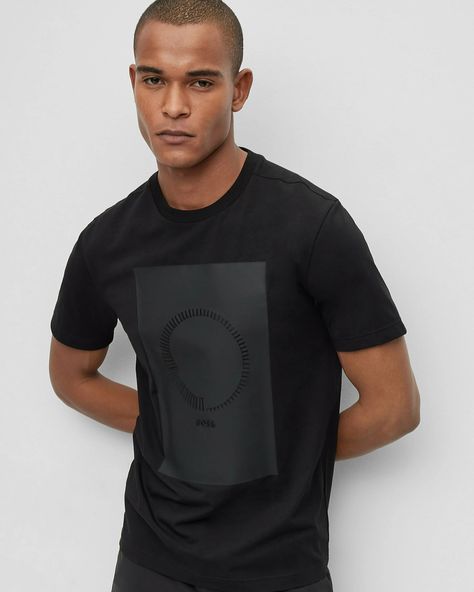 Brand: Boss Price: 1900 L.E. Original #original #tshirt #men Instagram Brand, Boss T Shirt, Black T Shirts, Tshirt Men, Fashion Tees, Fashion Advice, Hugo Boss, Stretch Cotton, Black Tshirt