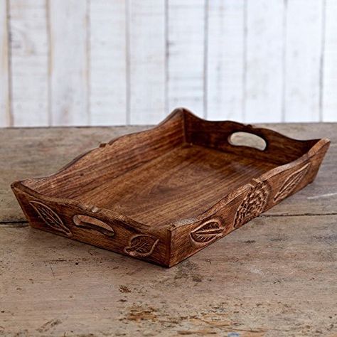 Wood Tea Tray, Rustic Ottoman, Wooden Platters, Tray Coffee Table, Tea Snacks, Candle Carving, Breakfast Tray, Perfume Tray, Ottoman Tray