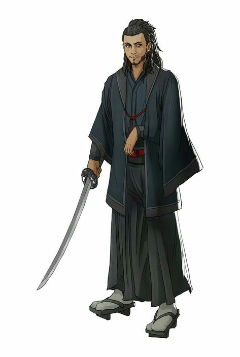 Anime Male Base, Dnd Samurai, Ernesto Irawan, Character Bank, Pathfinder Character, Character Artist, Chinese Mythology, Character Base, Samurai Art