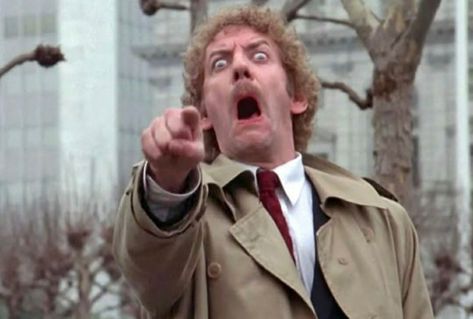 Invasion of the Body Snatchers Invasion Of The Body Snatchers, Scary Films, Donald Sutherland, Spooky Movies, Be With You Movie, The Exorcist, Funny Face, Funny Cat Memes, Universal Pictures