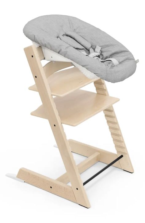 Stokke Tripp Trapp Newborn, Ikea Baby, Tripp Trapp Chair, Kids Dresser, Stokke Tripp Trapp, Tripp Trapp, Chair Design Wooden, Safety Harness, Newborn Sets