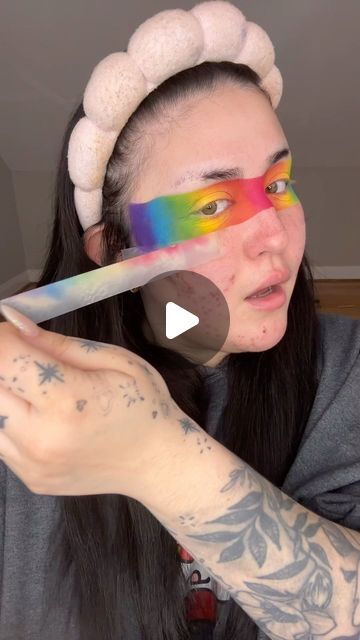 Pride Month Makeup, Lgbtq Makeup, Onigiri Nana, Pride Makeup, June 1, Pride Month, Makeup Tutorial, Makeup, On Instagram