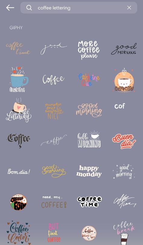 Coffee Ig Story Ideas Gif, Coffee Emoji Instagram, Coffee Gif Instagram Story, Coffee Instagram Story Stickers, Snapchat Coffee Stories, Ig Story Gif Codes, Coffee Stickers Instagram, Coffee Gif Instagram, Hidden Instagram Stickers