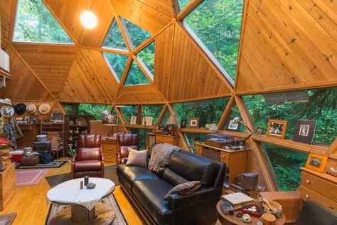 Dome Cabin, Green Economy, Dome Homes, Build A Shed, Geodesic Domes, Geodesic Dome Homes, Dome Home, Shed Plan, Unusual Homes