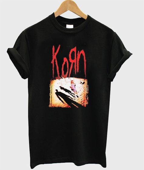 Band Shirts Png, Vintage Korn Shirt, Band Tshirt Aesthetic, Korn T Shirt, Korn Shirt, Korn Band, Korn Concert, Band Clothes, Metal Band Shirts