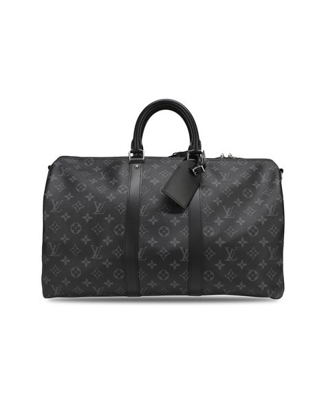 Splurge on the luggage not the flight, but with these savings you might be able to do both 💁‍♀️✈️ Shop the ultimate travel bag: Louis Vuitton’s Keepall Bandouliere in like new condition available now in both monogram eclipse and damier graphite coated canvas. Plus, both bags are size 45 which comfortably works as a carry on for your next flight. Swipe to see out current selection of Louis Vuitton Keepalls • • • #designerconsignment #designerresale #lvkeepall #louisvuittonkeepall #lvlover ... Mens Duffle Bag, Bag Louis Vuitton, Louis Vuitton Keepall, Travel Luggage, Travel Bag, Carry On, Flight, Duffle Bag, Like New